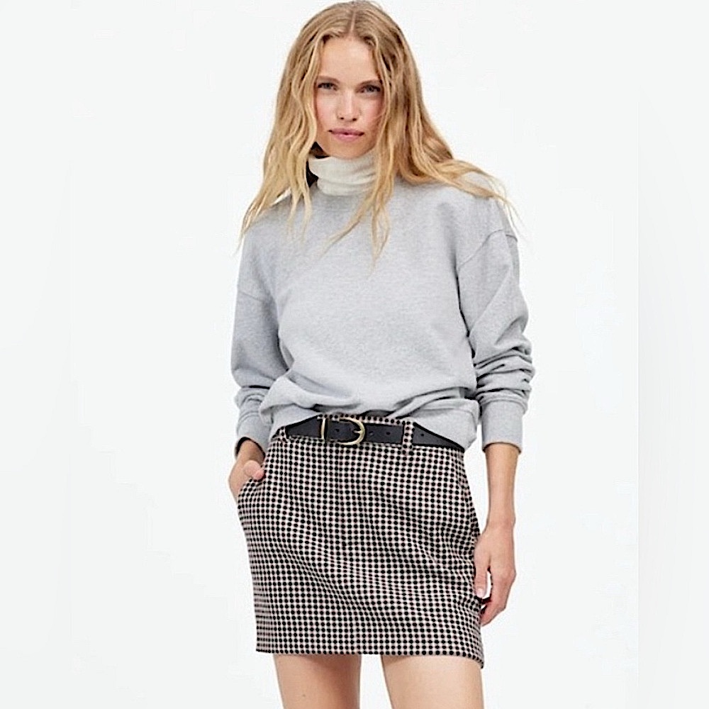 NWT Madewell Plaid Mini Skirt, 8